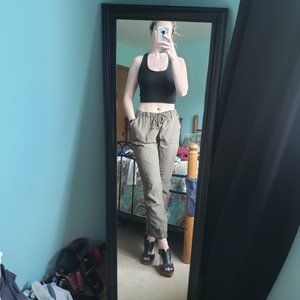 Copper Key Military Green Joggers